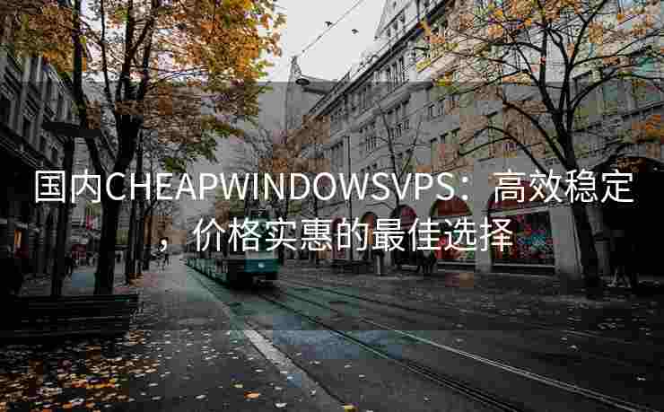 国内CHEAPWINDOWSVPS：高效稳定，价格实惠的最佳选择