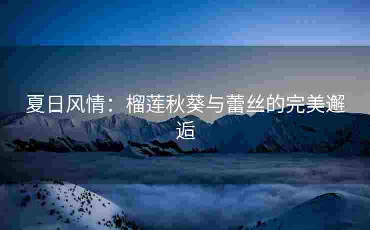 夏日风情：榴莲秋葵与蕾丝的完美邂逅