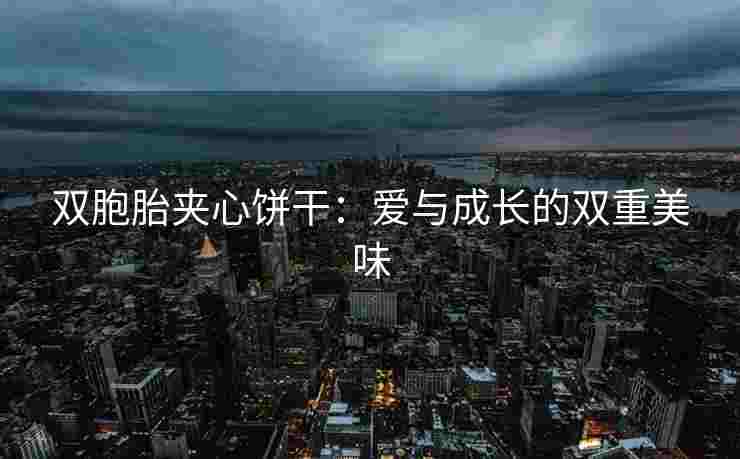 双胞胎夹心饼干：爱与成长的双重美味